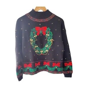 Marisa Christina Classics Vintage Christmas Sweater Size Large